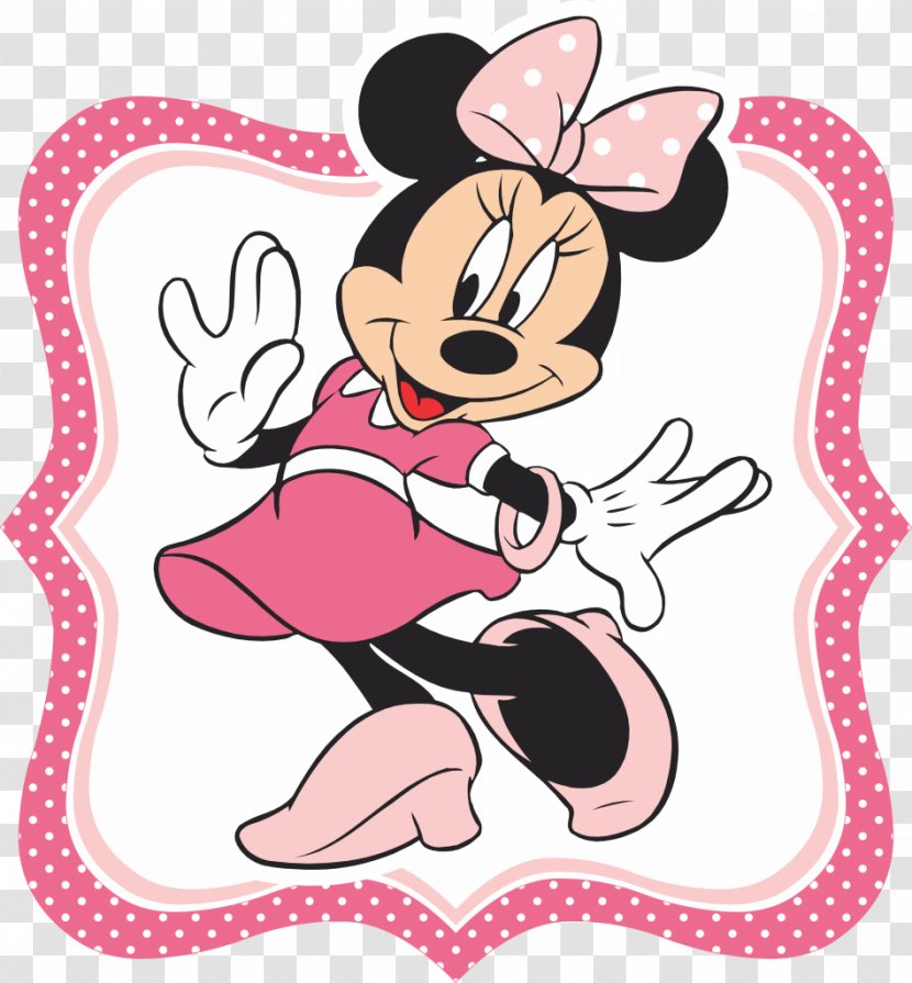 Minnie Mouse Mickey Cartoon Clip Art - Flower Transparent PNG