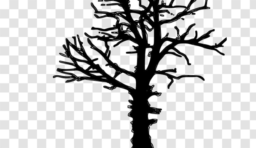 Clip Art Vector Graphics Silhouette Tree - American Larch - Dead Drawing Clipart Transparent PNG