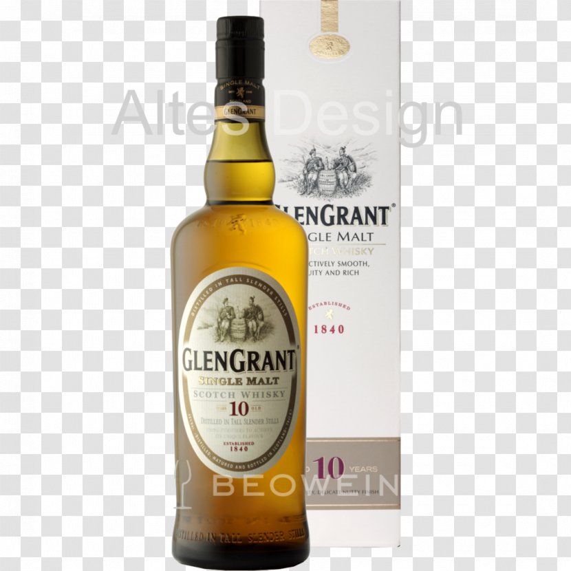 Single Malt Whisky Glen Grant Distillery Liqueur Glass Bottle Dessert Wine - Distillation - 1 Year Old Transparent PNG