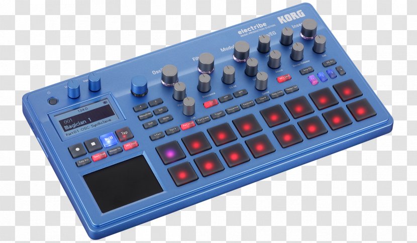 Electribe Sound Synthesizers Korg Sampler Effects Processors & Pedals - Cartoon - Musical Instruments Transparent PNG