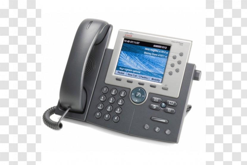 VoIP Phone Voice Over IP Telephone Cisco Systems Telephony - Icons Transparent PNG