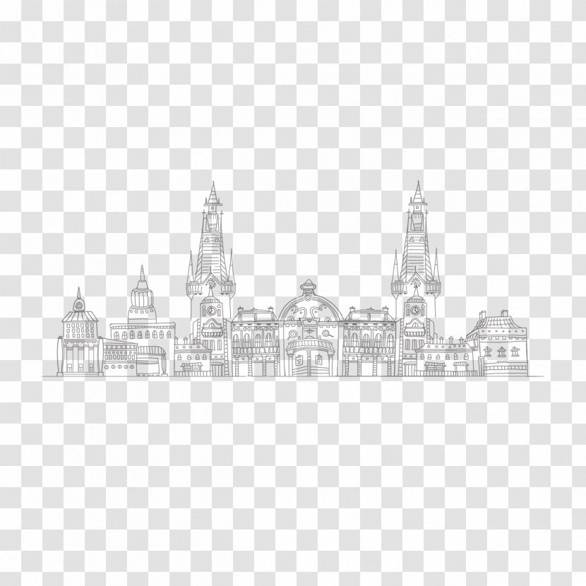 Black And White Download Stock Photography Clip Art - City Picture Transparent PNG