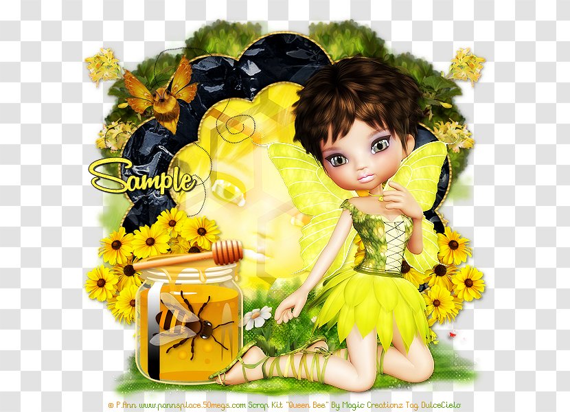 Sunflower M Honey Bee Illustration M. Butterfly - Plant - Beautiful Transparent PNG