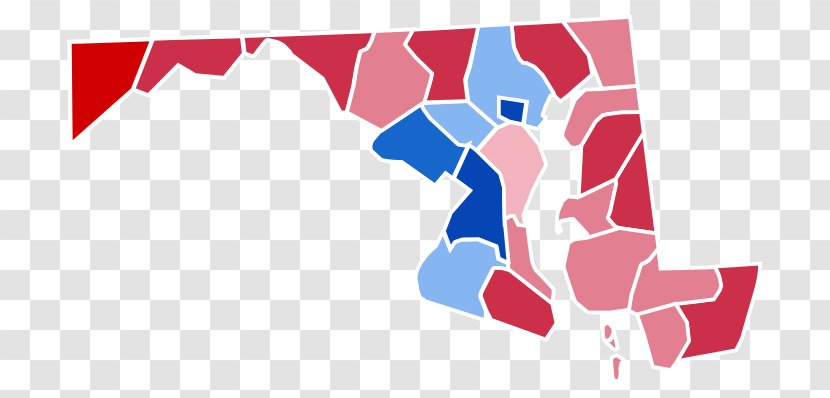 United States Senate Election In Maryland, 2018 US Presidential 2016 Elections, 2012 - Red - Results Transparent PNG
