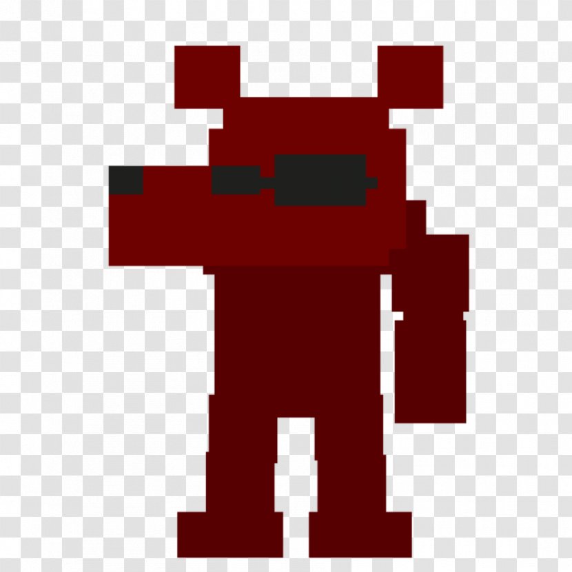 Five Nights At Freddy's 3 Freddy's: Sister Location 8-bit Animatronics - Red - 8 BIT Transparent PNG