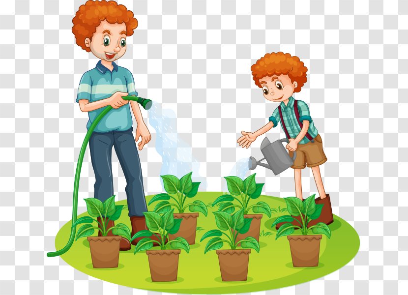 Watering Cans Plant Garden Clip Art - Play Transparent PNG