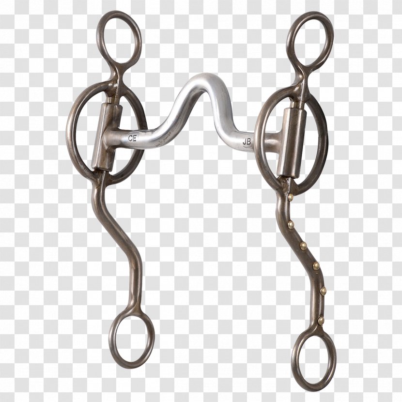 Joe Beaver High Port Bit Horse Calf Roping Curb Chain - Body Jewelry Transparent PNG