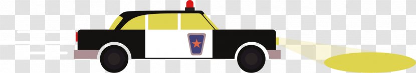 Car - Visual Design Elements And Principles - Yellow Cartoon Police Transparent PNG