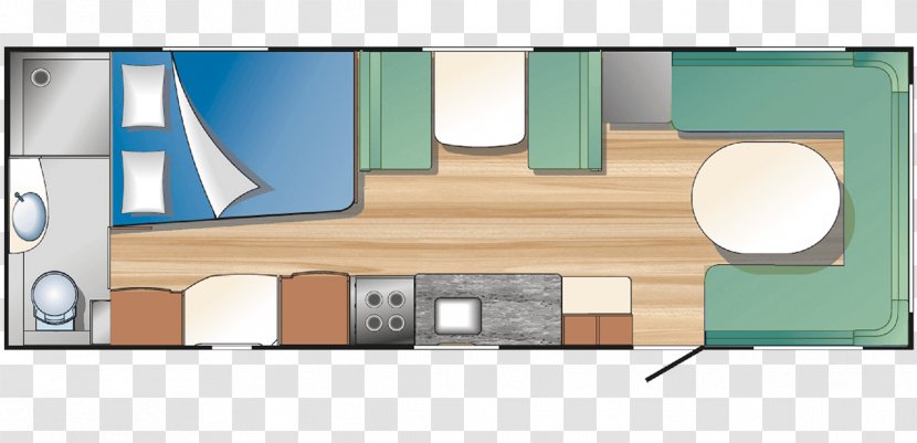Polar Caravans Floor Plan Bed Wagon - Media - TRX Transparent PNG