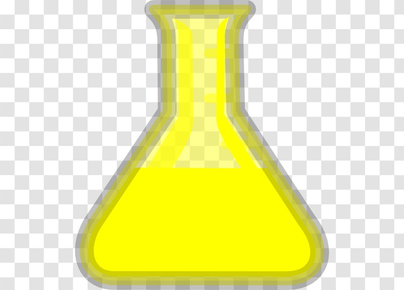 Yellow Angle - Flask Transparent PNG