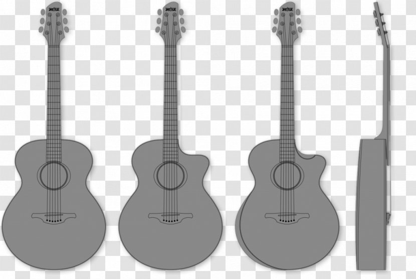 Acoustic-electric Guitar Steel-string Acoustic Tiple - Heart Transparent PNG
