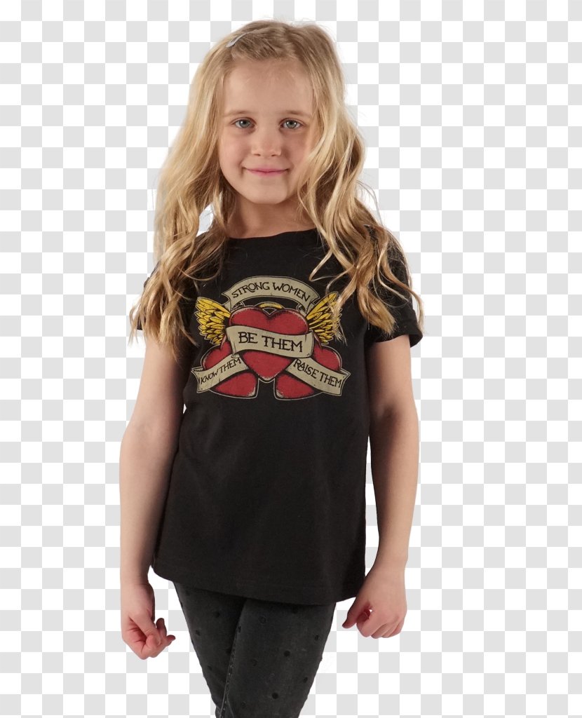 T-shirt Sleeve Toddler Outerwear - Flower - Strong Women Transparent PNG