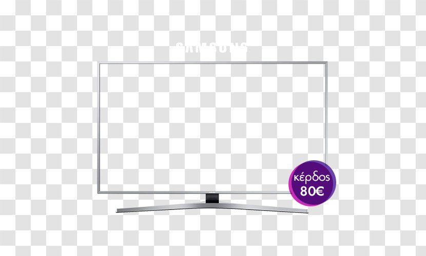 Television Line Angle Display Device - Purple Transparent PNG