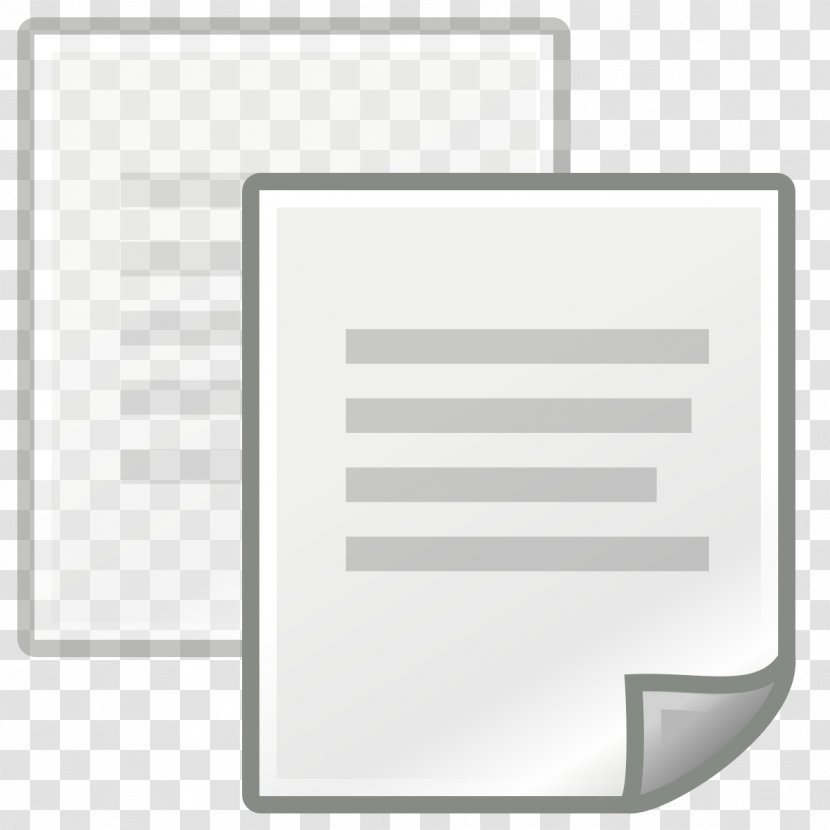Tango Desktop Project Copying Clip Art - Rectangle - Document Vector Transparent PNG