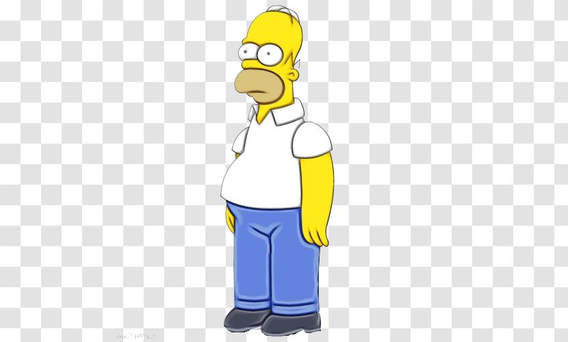 Homer Simpson Wind Wave Clothing Character - Smile - Animation Transparent PNG
