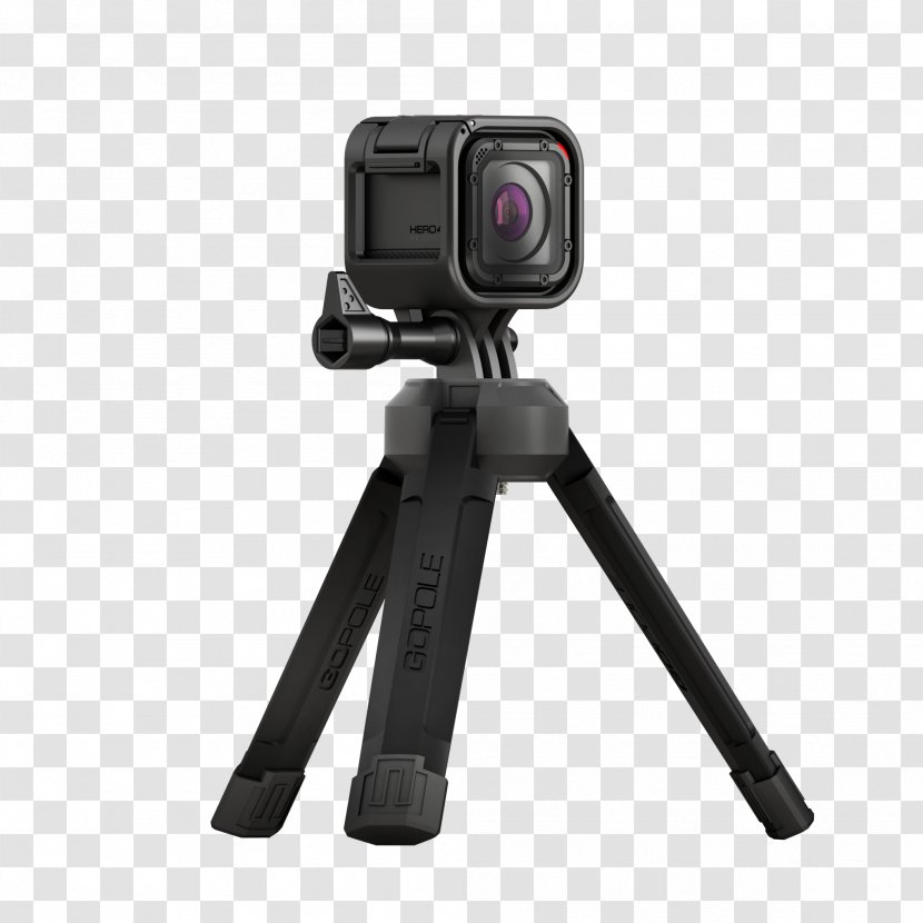 Tripod GoPro Point-and-shoot Camera Monopod Transparent PNG