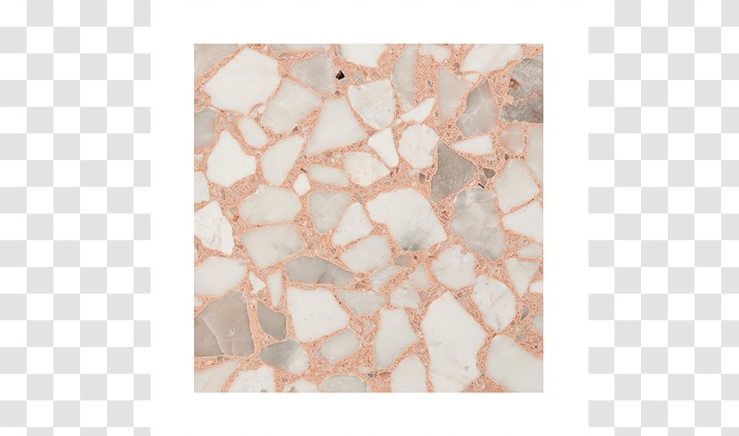 Terrazzo Marble Tile Flooring - Terracotta - Coral Stone Transparent PNG