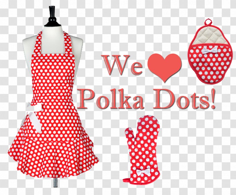 Sewing Aprons Polka Dot 1950s Kitchen - White Transparent PNG
