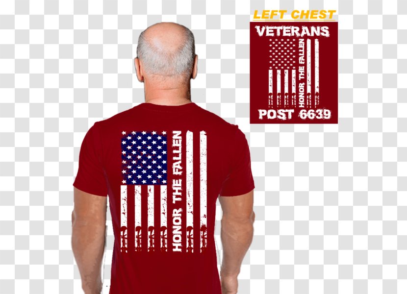 T-shirt American Legion Clothing Veteran - Top Transparent PNG