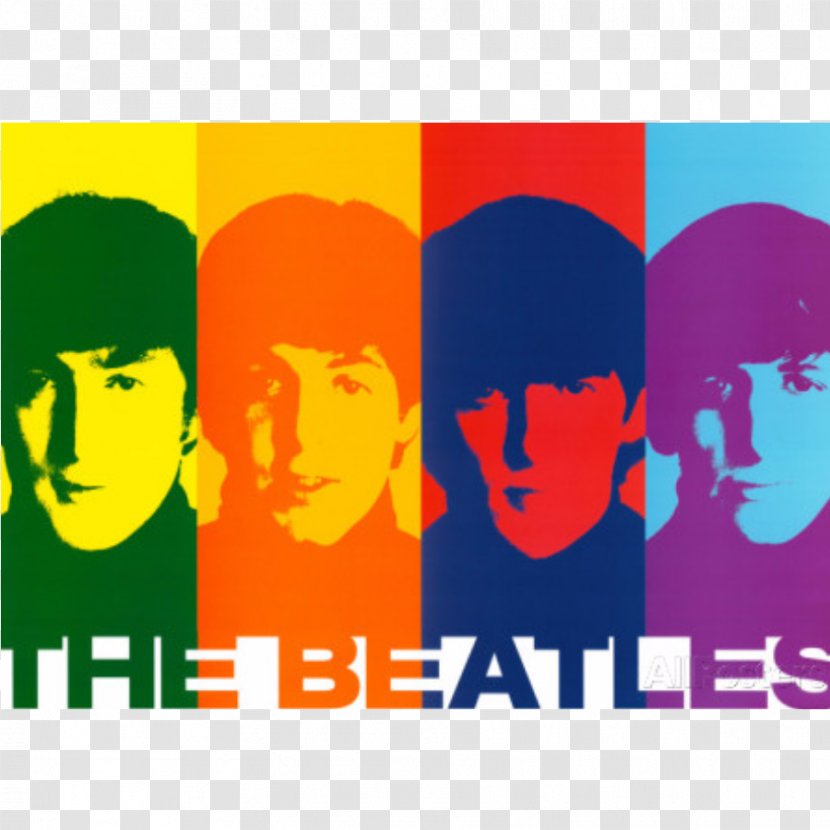 The Beatles Film Poster Pop Art Blacklight - Heart - Painting Transparent PNG