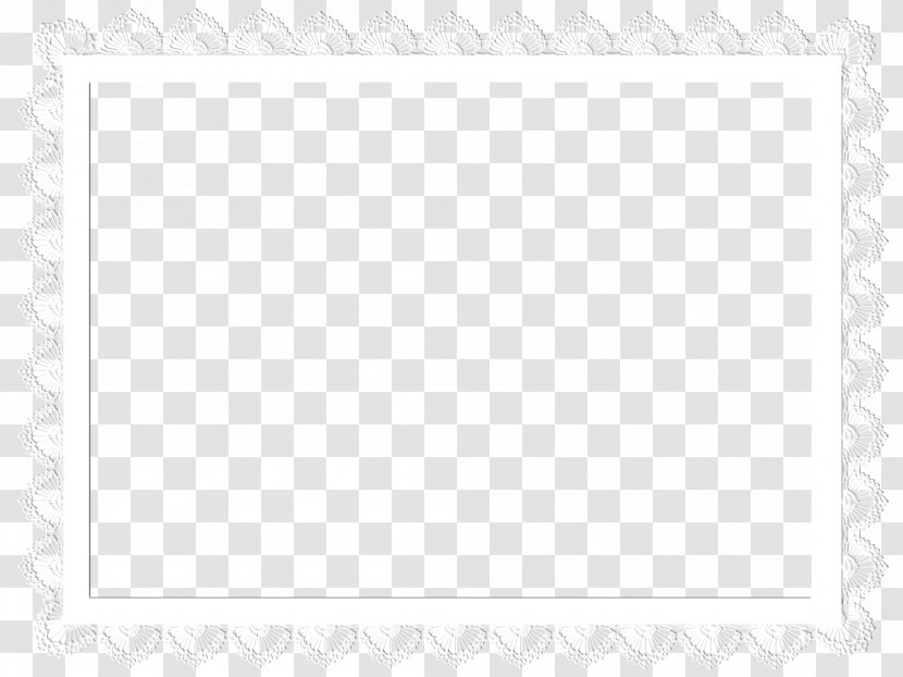 White Black Pattern - Decorative Border Transparent PNG