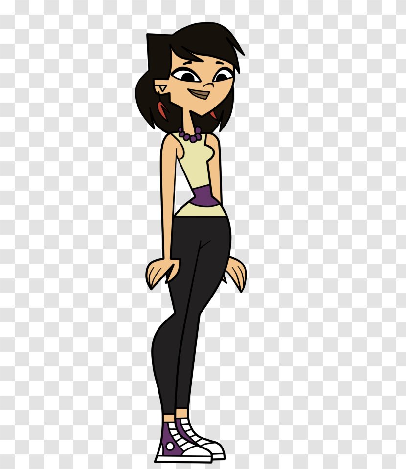 Total Drama Island Television Art Character - Silhouette - Finish Line Transparent PNG