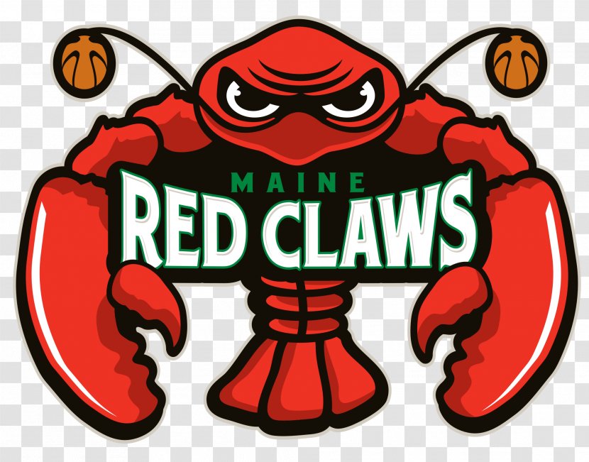 Portland Maine Red Claws NBA Development League Boston Celtics Fort Wayne Mad Ants - Artwork - Lobster Transparent PNG