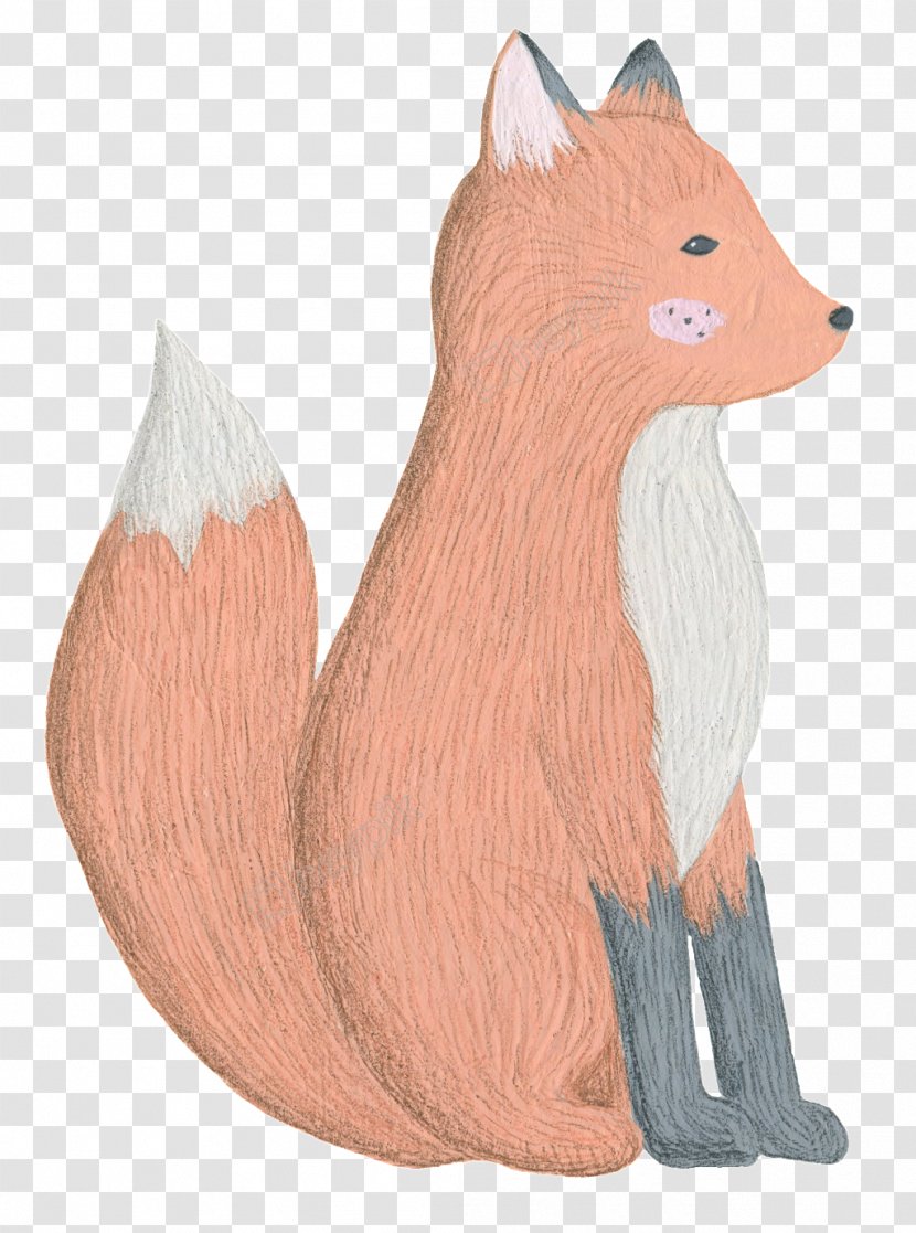 Vector Graphics Illustration Red Fox - Art - Nine Tailed Cartoon Transparent PNG