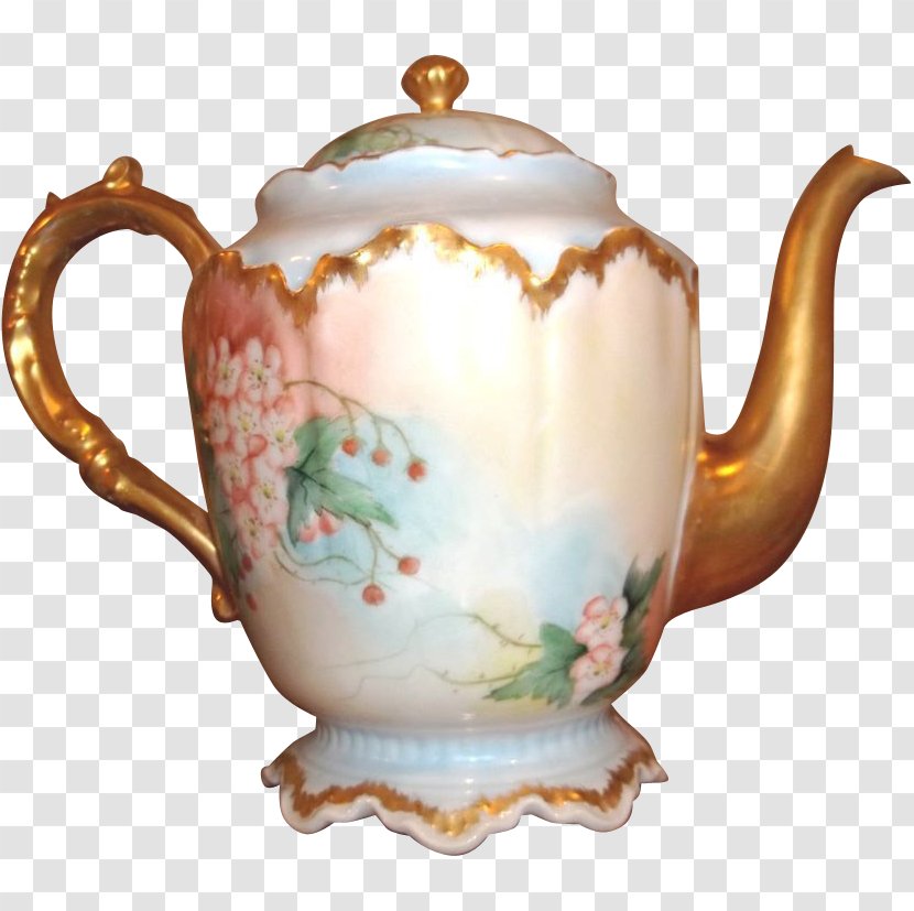 Teapot Kettle Porcelain Tennessee - Cup - Hand Painted Transparent PNG