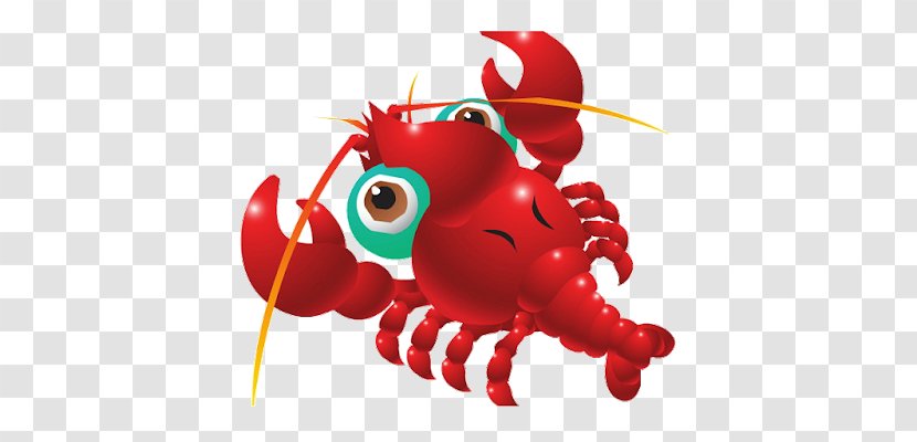 Crab Homarus Red Lobster Shrimp Clip Art - Seafood Transparent PNG