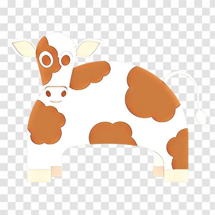 Orange Background - Highland Cattle - Paw Fawn Transparent PNG