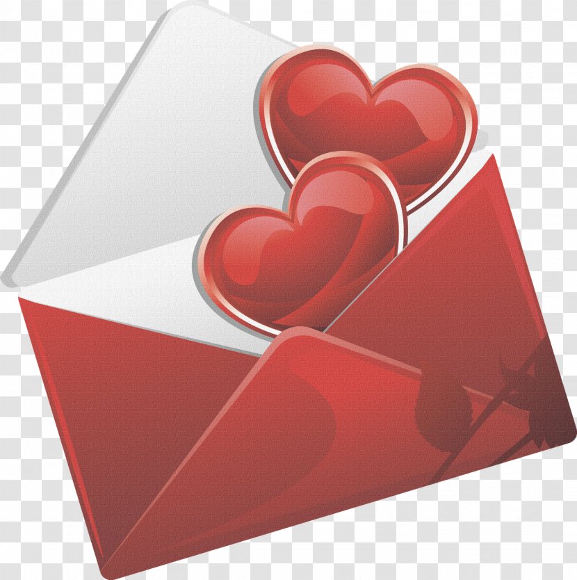 Love Letter Heart Clip Art - Envelope - Valentines Transparent PNG