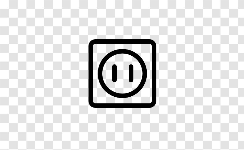 Clip Art - Smiley - Electrical Plug Transparent PNG