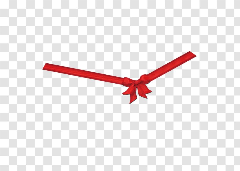 Angle Propeller - Red - Ribbon Bow Transparent PNG