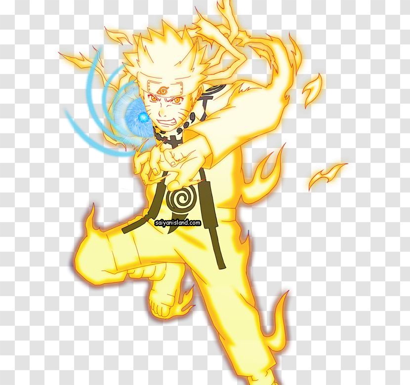 Naruto Uzumaki Shippuden: Ultimate Ninja Storm 3 Sasuke Uchiha Minato Namikaze Nine-tailed Fox - Watercolor - Beast Mode Transparent PNG