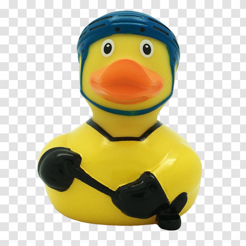 Rubber Duck Enrique Yellow Ice Hockey - Bishop Transparent PNG