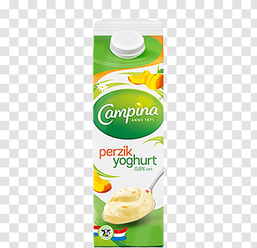 Cream Vla Yoghurt Campina Vanilla - Drinkyoghurt Transparent PNG
