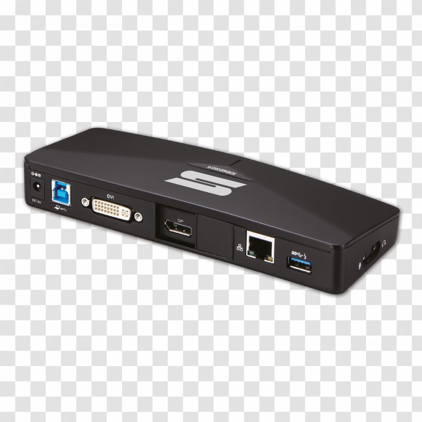HDMI Docking Station USB 3.0 4K Resolution - Multimedia Transparent PNG