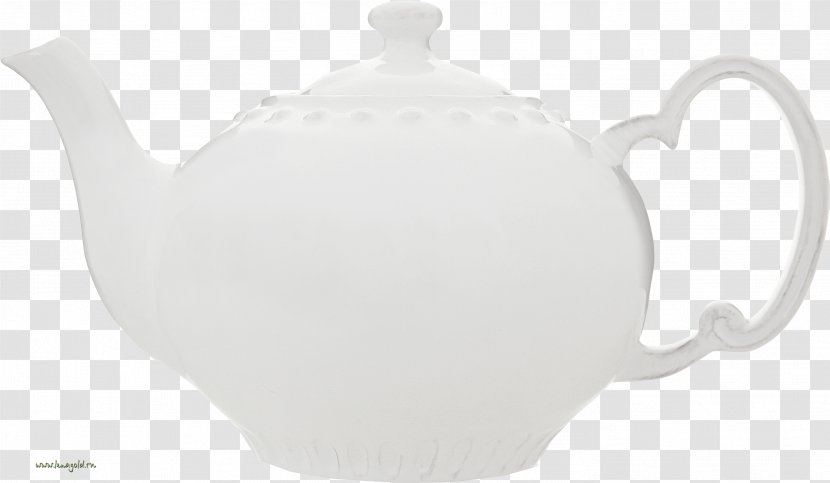 Teapot Kettle Ceramic Tableware White - Tea Image Transparent PNG