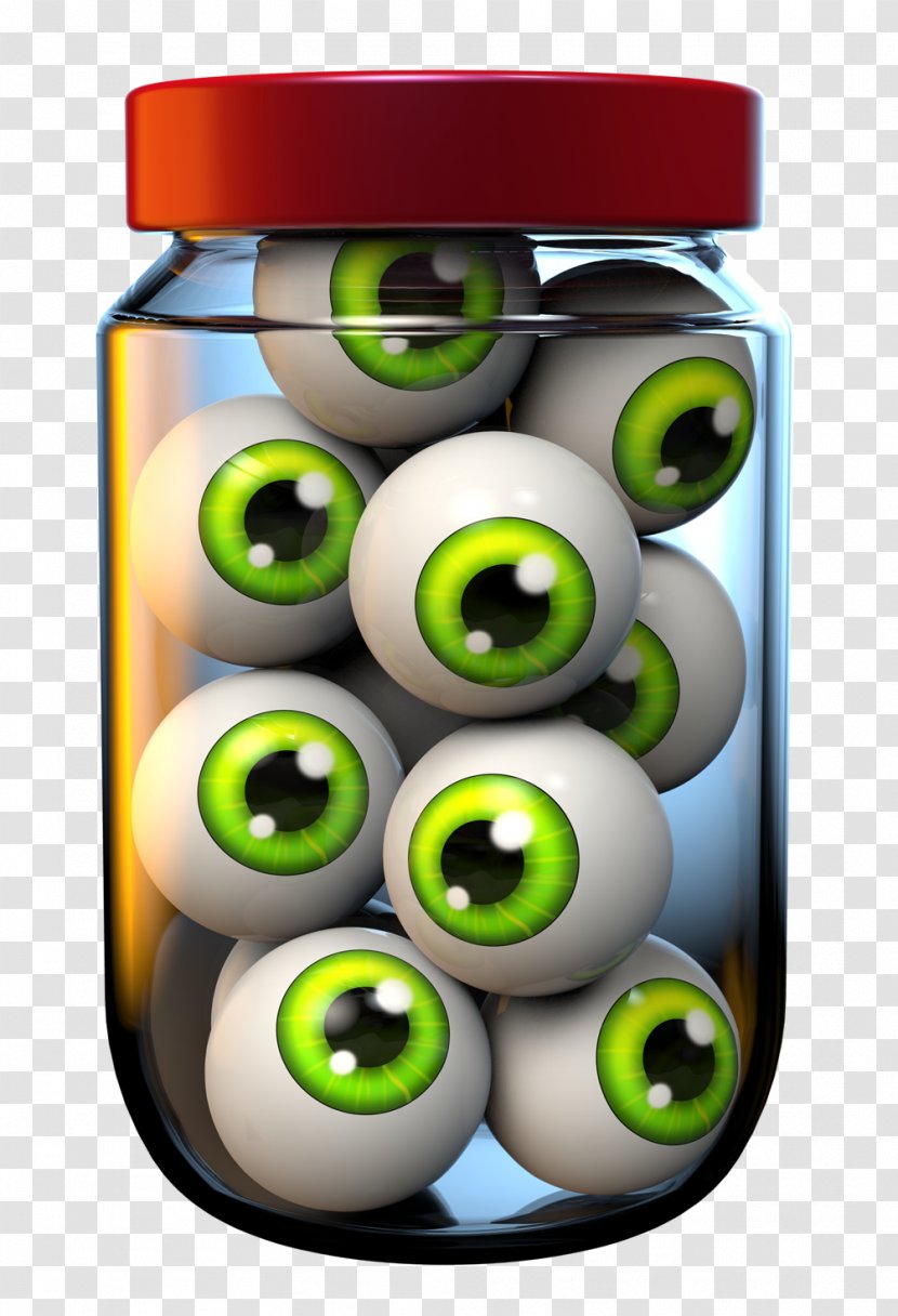 Halloween Eye Clip Art - Jar - Of Eyeballs Clipart Image Transparent PNG
