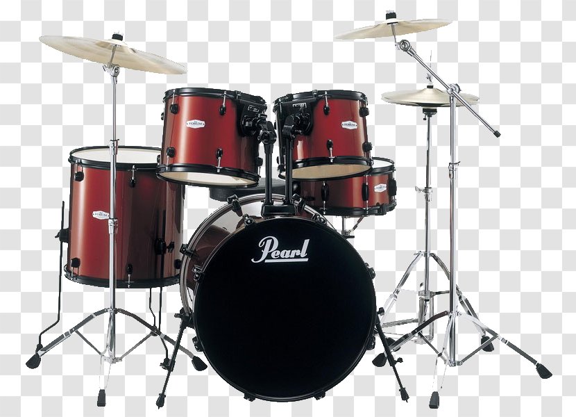 Red Wine Pearl Drums Drum Stick Cymbal - Hi Hat Transparent PNG