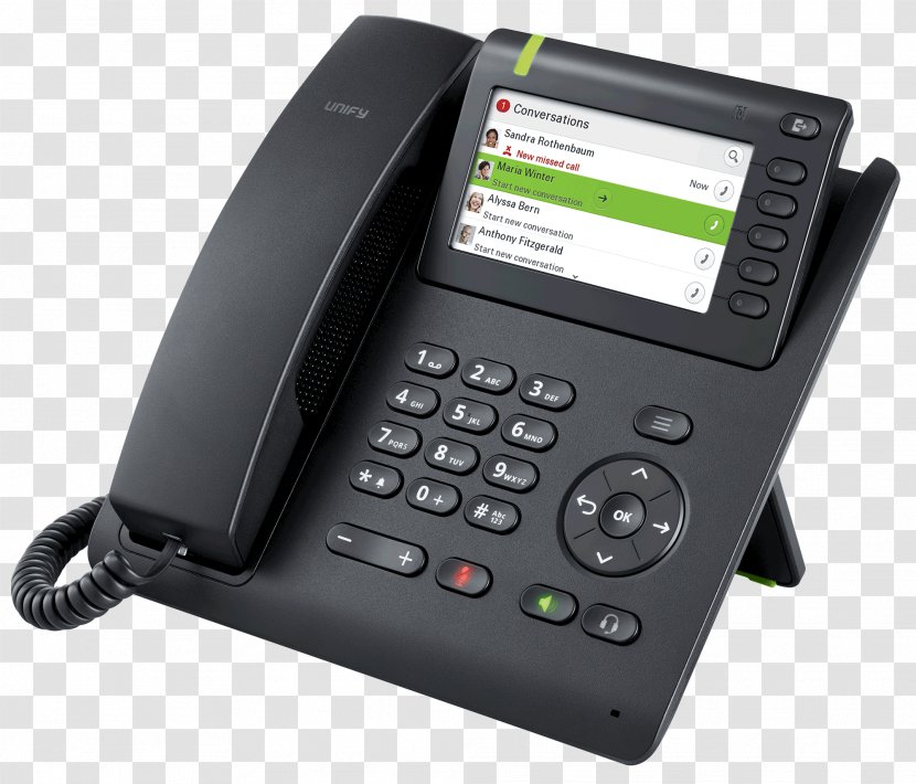 Unify Software And Solutions GmbH & Co. KG. Business Telephone System VoIP Phone Unified Communications - Telephony - Cp Transparent PNG