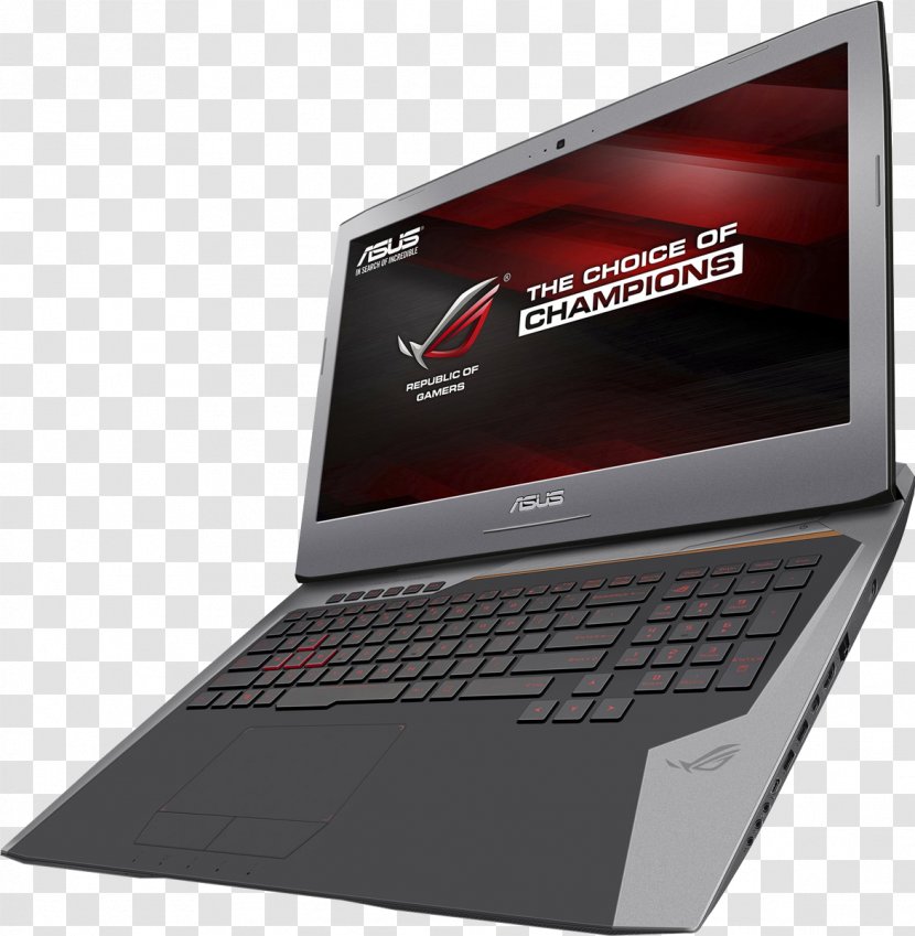 Laptop Republic Of Gamers ASUS Gaming Notebook-G752 Series GeForce - Notebookg752 Transparent PNG