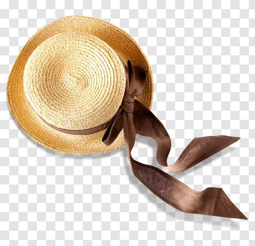 Straw Hat Knit Cap Transparent PNG