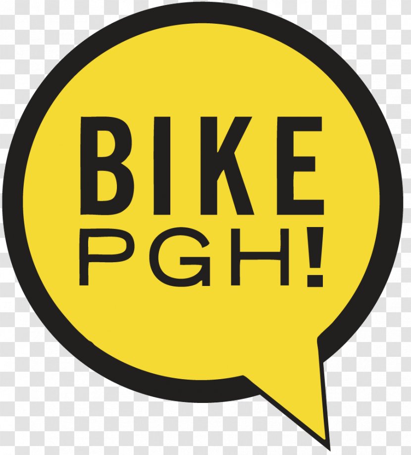 BikePGH Logo Bike Pittsburgh Font Local Government Academy - Signage - Affixed Pennant Transparent PNG