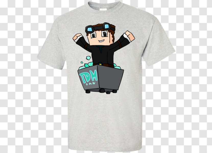 DanTDM: Trayaurus And The Enchanted Crystal T-shirt Sims 4 Minecraft YouTuber - Drawing Transparent PNG