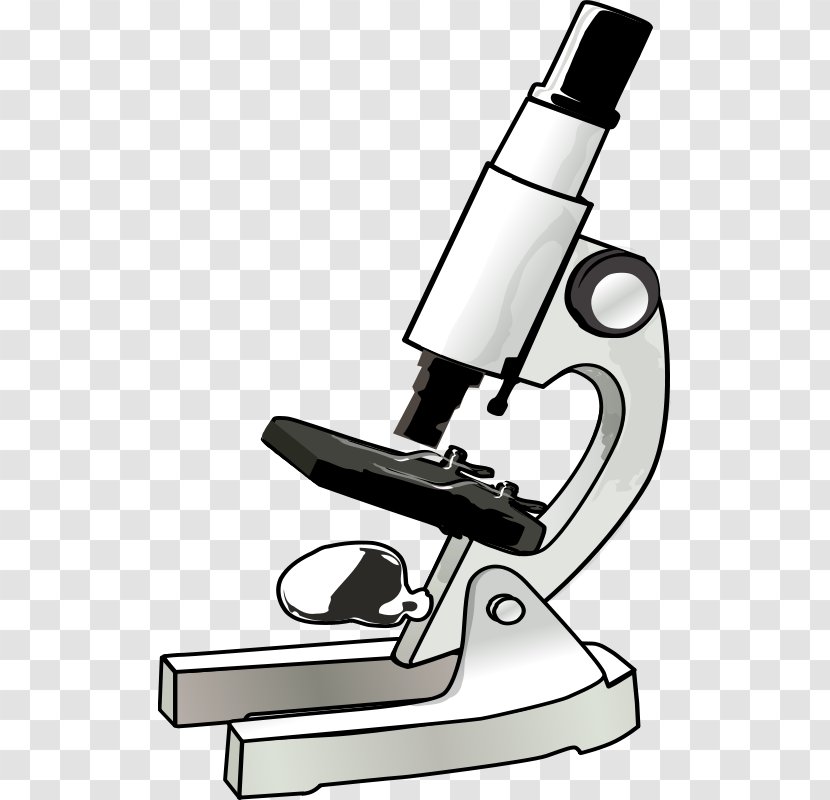 Microscope Cartoon - Scientific Instrument - Optical Transparent PNG