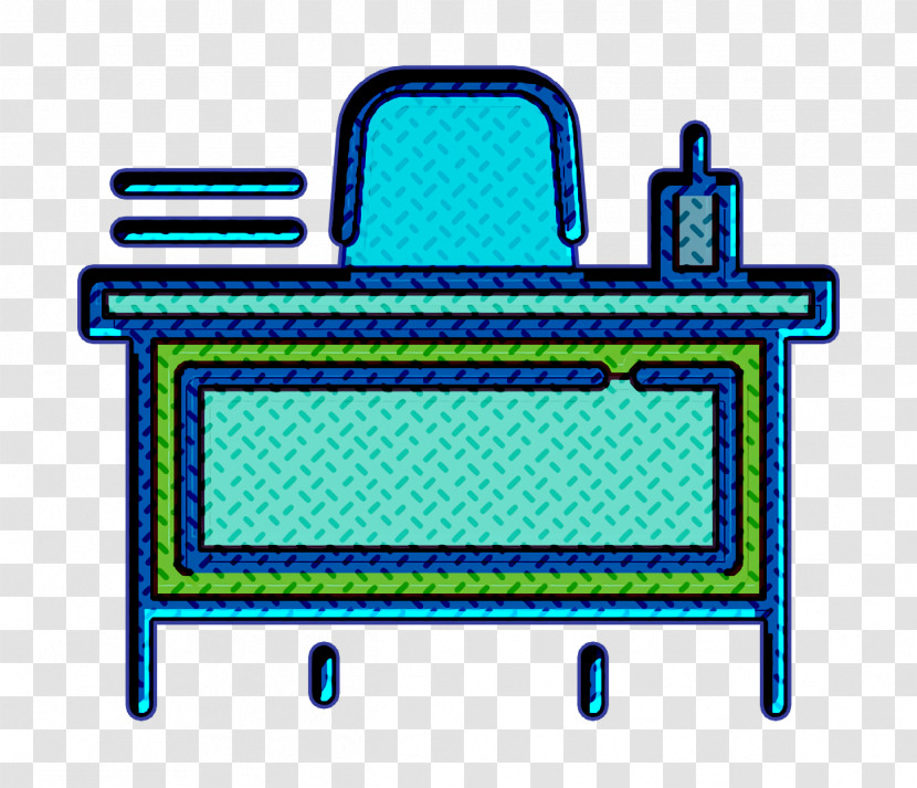 High School Icon Teacher Desk Icon Classroom Icon Transparent PNG