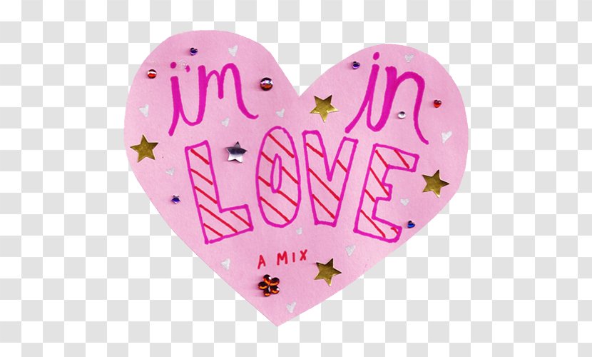 Valentine's Day Love Font Heart Pink M Transparent PNG