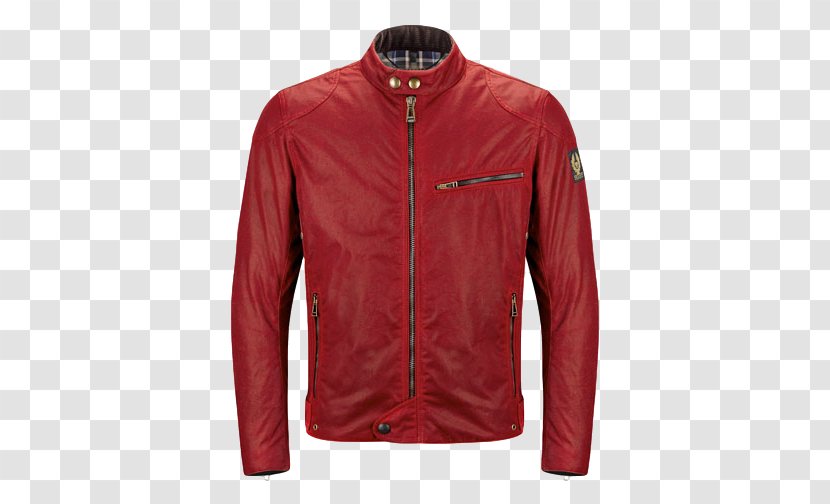 Belstaff Leather Jacket Waxed Cotton Clothing - Textile Transparent PNG